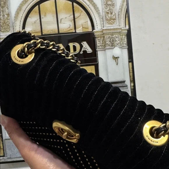 Coach Parker 18 Velvet & Rivets - Picture 8 of 14